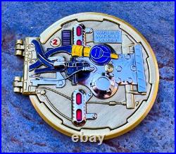 Navy Submarine Torpedo Tube Door Challenge Coin CPO Chief Mess Subs Silent Seals