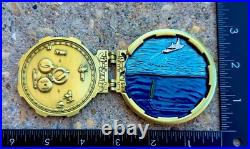 Navy Submarine Torpedo Tube Door Challenge Coin CPO Chief Mess Subs Silent Seals