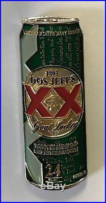 Navy USN Chief Chief's CPOA CPO Mess DOS JEFFES Goat Locker #149 BOTTLE COIN