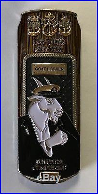 Navy USN Chief Chief's CPOA CPO Mess DOS JEFFES Goat Locker #149 BOTTLE COIN