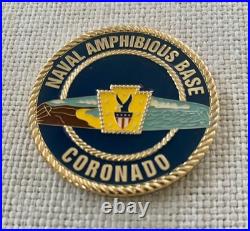 Navy USN Seal Team Three Naval Amphibious Base Coronado Challenge Coin