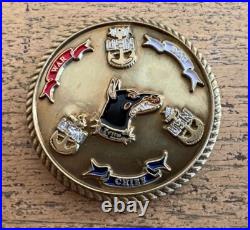 Navy USS Phillipines Sea CG 58 Challenge Coin War Dog Chief