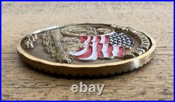 Navy USS Phillipines Sea CG 58 Challenge Coin War Dog Chief