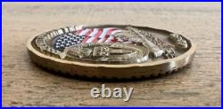 Navy USS Phillipines Sea CG 58 Challenge Coin War Dog Chief