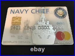 Navy chief Visa card cpo Messcard