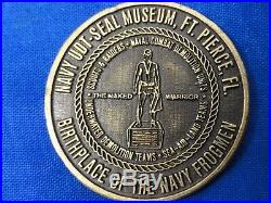 Navy special warfare udt seal naked warrior navy seal museum challenge coin