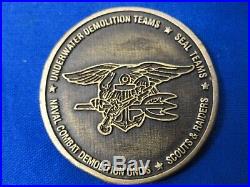 Navy special warfare udt seal naked warrior navy seal museum challenge coin