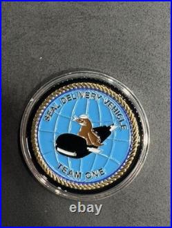 New Rare SEAL SDV-1 COMMAND CHALLENGE COIN NSW, SOCOM, SEAL, BUD/s