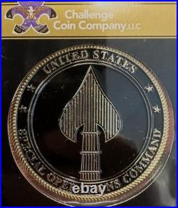 New SOCOM Special Operation Command CHALLENGE COIN NSW, SEAL, BUD/s