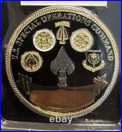 New SOCOM Special Operation Command CHALLENGE COIN NSW, SEAL, BUD/s