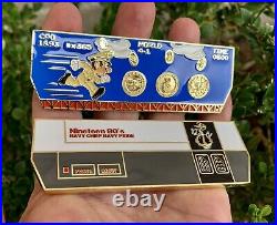 Nintendo NES Super Mario Navy CPO Video Game Console Challenge Coin NYPD CIA NSW
