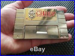 Nintendo SNES Cartridge Zelda Link to the Past Challenge Coin USN Heavy medal