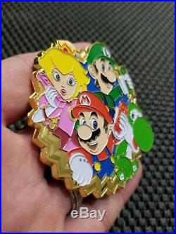 Nintendo Super Mario Challenge Coin Navy CPO, RARE Metal Collectible Medal MP10