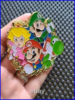 Nintendo US NAVY Super Mario Party 10 Challenge Coin Medal Rare Promo N64 WII DS