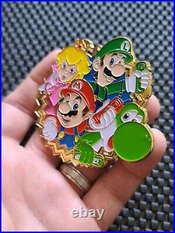 Nintendo US NAVY Super Mario Party 10 Challenge Coin Medal Rare Promo N64 WII DS
