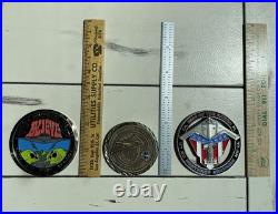 Northrop Grumman B-21 Raider Bomber 3-piece Challenge Coin Set Northrop Grumman B-21 Raider Bomber 3-piece Challenge Coin Set