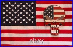 Nsw Navy Seal Punisher Skull Trident Team Flag Challenge Coin