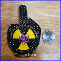 Nuclear US Navy Challenge Coin We Won't Lower Our Standards Non CPO Mess Coin