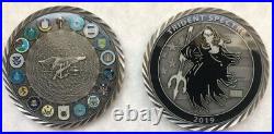 Numbered 2019 Trident Spectre Special Ops/Navy Seal/CIA/NSA/FBI/DIA/NGA/NRO Coin