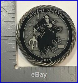 Numbered 2019 Trident Spectre Special Ops/Navy Seal/CIA/NSA/FBI/DIA/NGA/NRO Coin