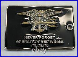 Operation RED WINGS 28Jun05 Spartan-1 Turbine 33 SDTV-1 Navy SEAL Challenge Coin