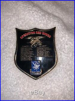 Operation Red Wings Challenge Coin Night Stalkers USN SEAL