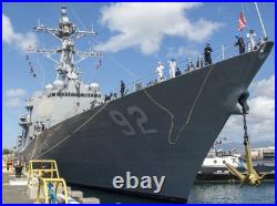 Plank Owner Plaque US Navy Ship USS Momsen DDG 92 w Coins Rise Above Panama City