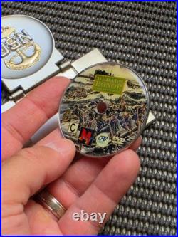 PlayStation 1 Medal Of Honor US NAVY Military Challenge Coin Medal Rare PS1 MOH