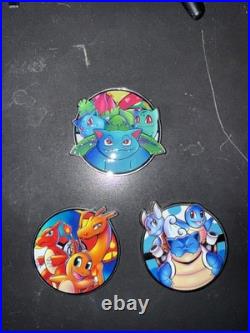 Pokémon 3 Starter Evolution Navy Challenge Coins