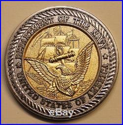 Pre-Commissioning Unit USS Ronald Reagan CVN-76 ser#161 Navy Challenge Coin