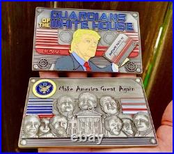 President Trump Guardians Galaxy White House Navy CPO Chief Challenge Coin MAGA