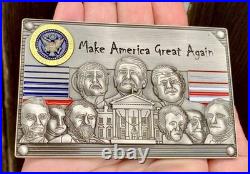 President Trump Guardians Galaxy White House Navy CPO Chief Challenge Coin MAGA