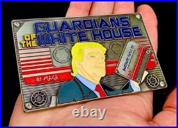 President Trump Guardians Galaxy White House Navy CPO Chief Challenge Coin MAGA