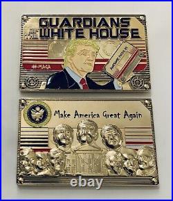 President Trump Guardians Galaxy White House Navy CPO Chief Challenge Coin MAGA
