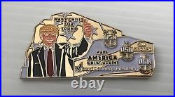 President Trump Train Navy Chief CPO MAGA POTUS Challenge Coin NYPD CIA FBI Gold
