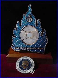 Presidential Retreat Camp David CHIEF MESS USN Challenge Coin- Free Shipping