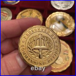 RARE 20 Challenge Coins Collection OIF OEF Submarine Combat Squadron White Owl