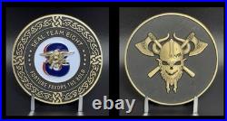 RARE & Authentic Navy SEAL Team 8 Challenge Coin Sons of Odin NSW