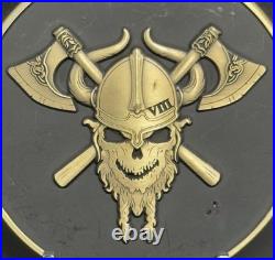 RARE & Authentic Navy SEAL Team 8 Challenge Coin Sons of Odin NSW