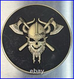 RARE & Authentic Navy SEAL Team 8 Challenge Coin Sons of Odin NSW