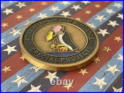 RARE Authentic VTG US Navy Special Projects Squadron One VPU-1 Challenge Coin