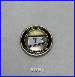 RARE CHALLENGE COIN Commander Destroyer Squadron 7 GOLDEN ARROWS