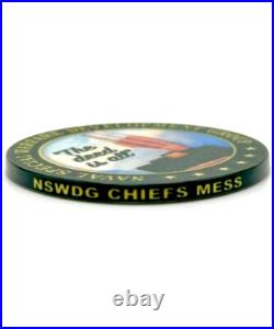RARE DEVGRU NSWDG Chief's Mess Poker Chip. USN Navy NSW Chief Challenge Coin