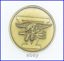 RARE Guaranteed Authentic 90's OEF OIF U. S. Navy Seal Team 5 Five Challenge Coin