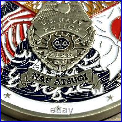 RARE & LIMITED US NAVY NAF ATSUGI JAPAN Navy Police Challenge Coin 1 of 50