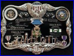 RARE Medal of Honor President Bush Navy SEAL SOCOM MoH John Baca Challenge Coin