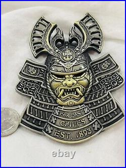 RARE Navy Chief Far East Stormtroopers Samurai CPO Challenge Coin