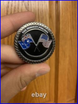 RARE Navy SEAL SWCC Special Operations Boats Whiskey Project Challenge Coin USSS