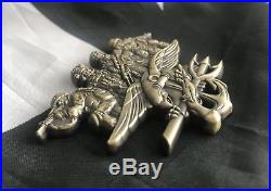 RARE Navy Seal Team 6 DEVGRU Naval Special Warefare POW MIA Challenge Coin