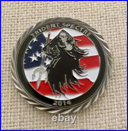 RARE Navy USN TRIDENT SPECTRE 2014 Challenge Coin